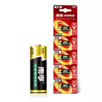 南孚电池23A12V 水晶灯/卷帘门/电动门/引闪器遥控器电池 5节装干电池 5粒装