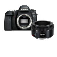 佳能(Canon)EOS 6D2 专业全画幅数码单反相机 佳能50 1.8镜头(赠相机包)