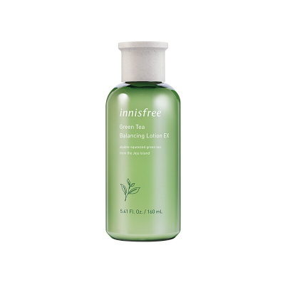 悦诗风吟(Innisfree)新绿茶精萃平衡柔肤露 160ml 轻薄 控油 男女通用