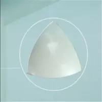 净化铝型材 内圆弧阴角接点 三通 内圆弧配件 外阳角铝浅灰色 3通本色