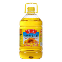 鲁花 食用油 物理压榨 剥壳去皮 葵花仁油5L 单瓶装