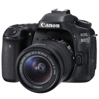 佳能(Canon) EOS 80D(18-55mm STM)配件套装 数码单反相机单镜头套装 约2420万像素