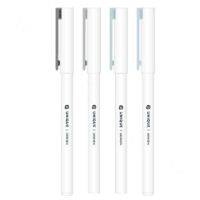 得力 Deli A008 A008中性笔0.5mm全针管 黑(包装数量 1个)