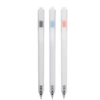 得力 Deli A115 A115按动中性笔0.38mm全针管 黑(包装数量 1个)