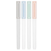 得力 Deli A41 A41乐素中性笔0.5mm全针管 黑(包装数量 1个)