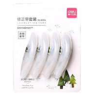 得力 Deli  8104 8104叶子修正带 混 4只/件(包装数量 1件)