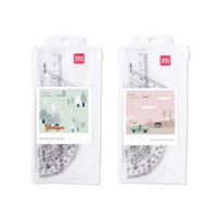 得力 Deli  79512 79512套尺 透明本色(包装数量 1套)