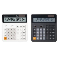 得力 Deli  1675 黑 1675桌面计算器 黑色(包装数量 1个)