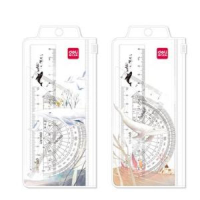 得力 Deli  79513 79513套尺 透明本色(包装数量 1套)