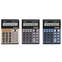 得力 Deli  1558 灰 1558双模式语音计算器 灰(包装数量 1个)