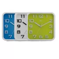 得力 Deli  8949 8949挂钟 白33x33cm 13寸(包装数量 1个)