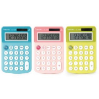 得力 Deli  1209A 红 1209A便携计算器 红色(包装数量 1个)