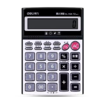 得力 Deli  1526A 1526A计算器 银色(包装数量 1个)