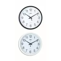 得力 Deli  9005 白 挂钟(盘径300mm，白色)(包装数量 1个)