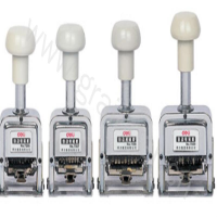 得力 Deli  7506 7506六位自动号码机 白(包装数量 1个)