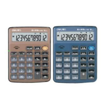 得力 Deli  1516 棕 1516语音计算器 棕(包装数量 1个)