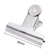 得力 Deli  9520 9520圆形铁票夹 银色 6只/袋(包装数量 1袋)