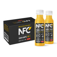 农夫山泉NFC果汁饮料100%NFC橙汁300ml*24瓶整箱装