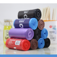 垃圾袋中号加厚黑色酒店环卫家用厨房塑料袋子 100个起