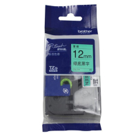 兄弟(brother) TZe-731 标签机色带12mm 绿底/黑字