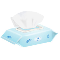 清风湿巾EDI纯水柔湿巾 共120片抽取式湿巾纸宝宝适用湿巾40片*3包温和清洁不刺激