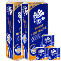 维达(Vinda)有芯卷纸四层140g*20卷家庭装厕纸厚实耐用厕所用纸卷筒纸家用卫生间卫生纸卷筒纸V4069