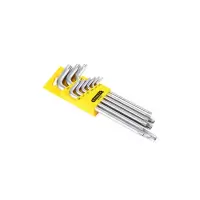史丹利(Stanley)9件套长L形中孔花形扳手 TT10-TT50 92-625-23