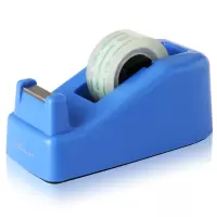 得力(deli) 811 小号胶带座切割器封箱器(胶带宽度 ≤18mm) 蓝色 2个装