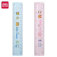 得力(deli) 6205软尺糖果色尺子 弹性材料尺子15CM 学生用品软尺彩色 颜色随机 10把装