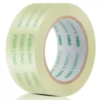 得力(deli) 30203 高品质高透明封箱胶带打包胶带 48mm*60y*50um(54.9m/卷) 6卷/筒