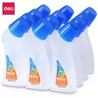 得力(deli) 7312 高粘度弯头液体胶水65ml 办公用品 蓝色 12只装