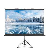 电动投影幕布投影布(标配遥控器) 家用投影仪商用办公幕布/lqwg