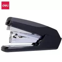 得力(deli)0367订书机省力订书机学生用订书机大号重型加厚钉20页25页中号标准型多功能迷你小号订书器 黑色