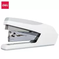 得力(deli)0367订书机省力订书机学生用订书机大号重型加厚钉20页25页中号标准型多功能迷你小号订书器 白色