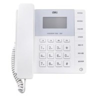 得力 Deli 785 灰白 785电话机 灰白(包装数量 1个)