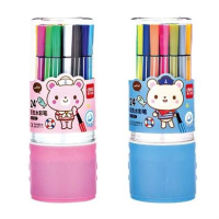 得力 Deli  7067 蓝 7067水彩笔 蓝(包装数量 1桶)