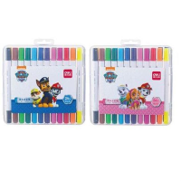 得力 Deli  70717 粉 70717_24色双头水彩笔 粉(包装数量 1盒)