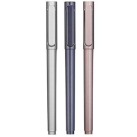 得力 Deli A13 A13乐素金属中性笔0.5mm 黑(包装数量 1个)