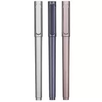 得力 Deli A13 A13乐素金属中性笔0.5mm 黑(包装数量 1个)