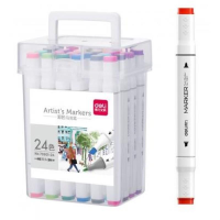 得力 Deli  70801-24 70801-24马克笔 混(包装数量 1个)