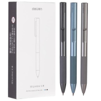 得力 Deli A11 A11乐素金属中性笔0.5mm 黑(包装数量 1个)