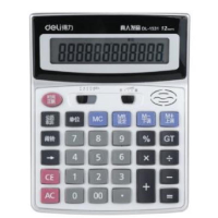 得力 Deli  1531 1531语音计算器 银(包装数量 1个)