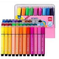 得力 Deli  70654 蓝 70654水彩笔 蓝 24支/盒(包装数量 1盒)