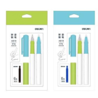 得力 Deli A910 黑/笔壳混 A910矫姿钢笔套装 黑/笔壳混(包装数量 1套)