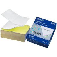得力 Deli  B241-4 1/2C彩色不撕边 白令海B241-4 1/2C彩色不撕边电脑打印纸