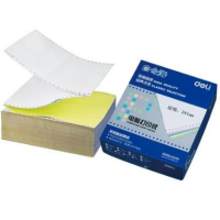 得力 Deli  B241-3 1/2C彩色不撕边 白令海B241-3 1/2C彩色不撕边电脑打印纸