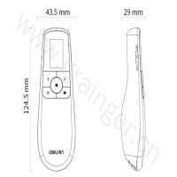 得力 Deli  2804 2804翻页笔 黑(包装数量 1个)