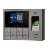 得力 Deli  14050C 14050C云人脸指纹考勤机 银灰(包装数量 1个)