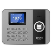 得力 Deli  3761C 3761C云指纹考勤机 银灰色(包装数量 1个)