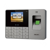 得力 Deli  13751 13751人脸指纹考勤 银灰(包装数量 1个)